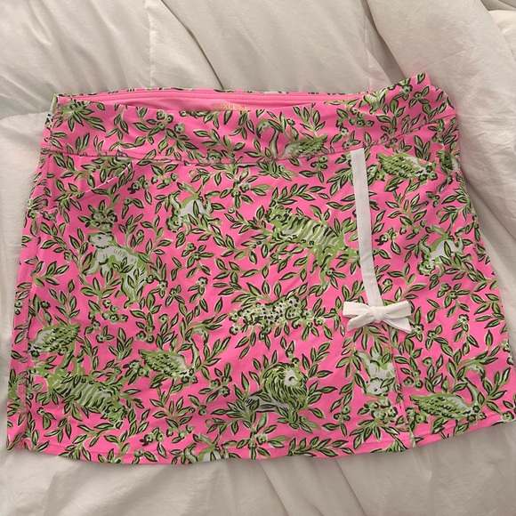 Lilly Pulitzer Luxletic Maryana Skort mane character energy NWT - Picture 2 of 5
